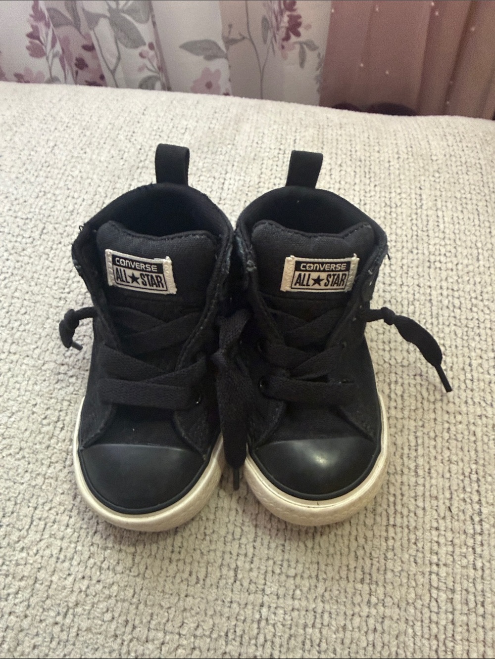 Converse All Star Kids Black and White Sneakers